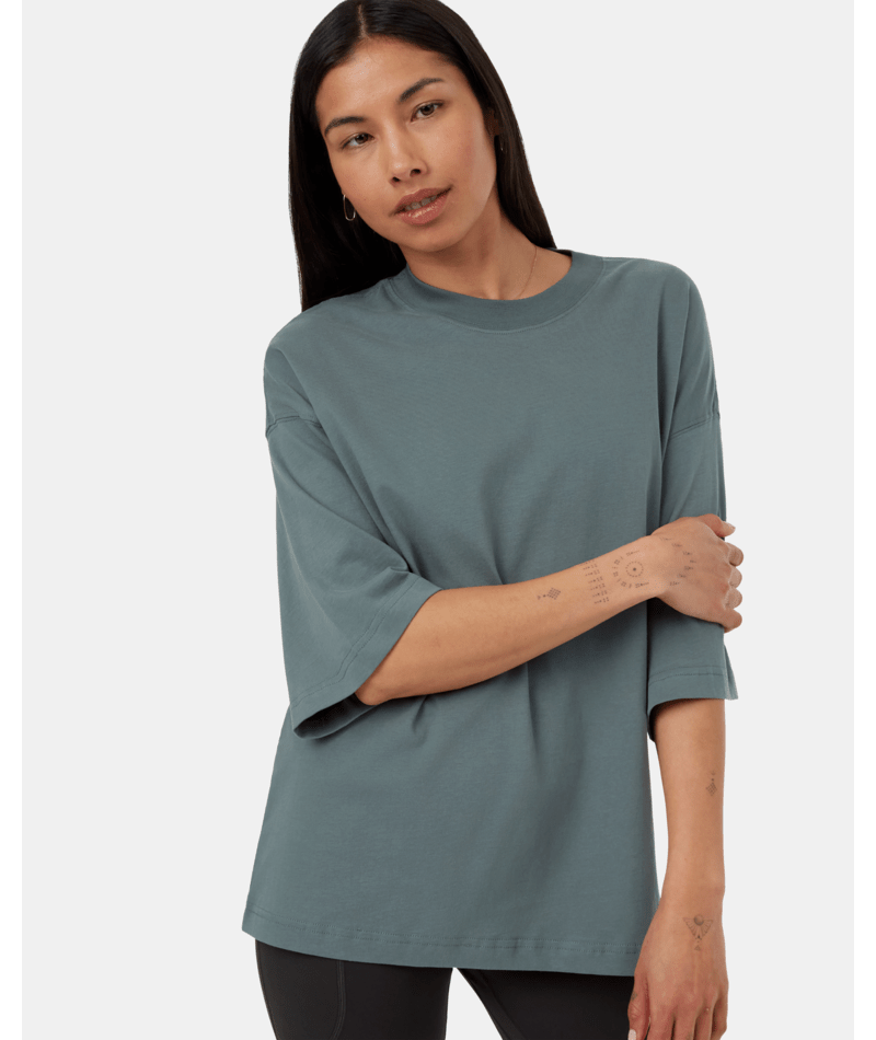 tentree Regenerative Cotton Oversized Tee (Women&