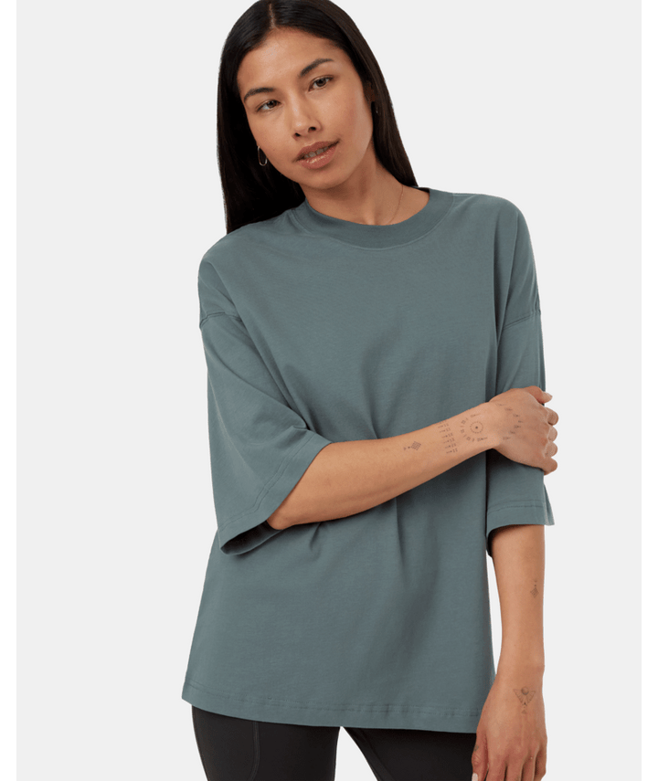 tentree Regenerative Cotton Oversized Tee (Women&