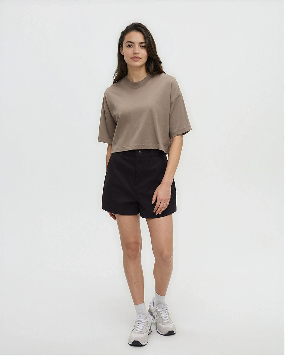 tentree Laurelwood Crop Tee (Women&