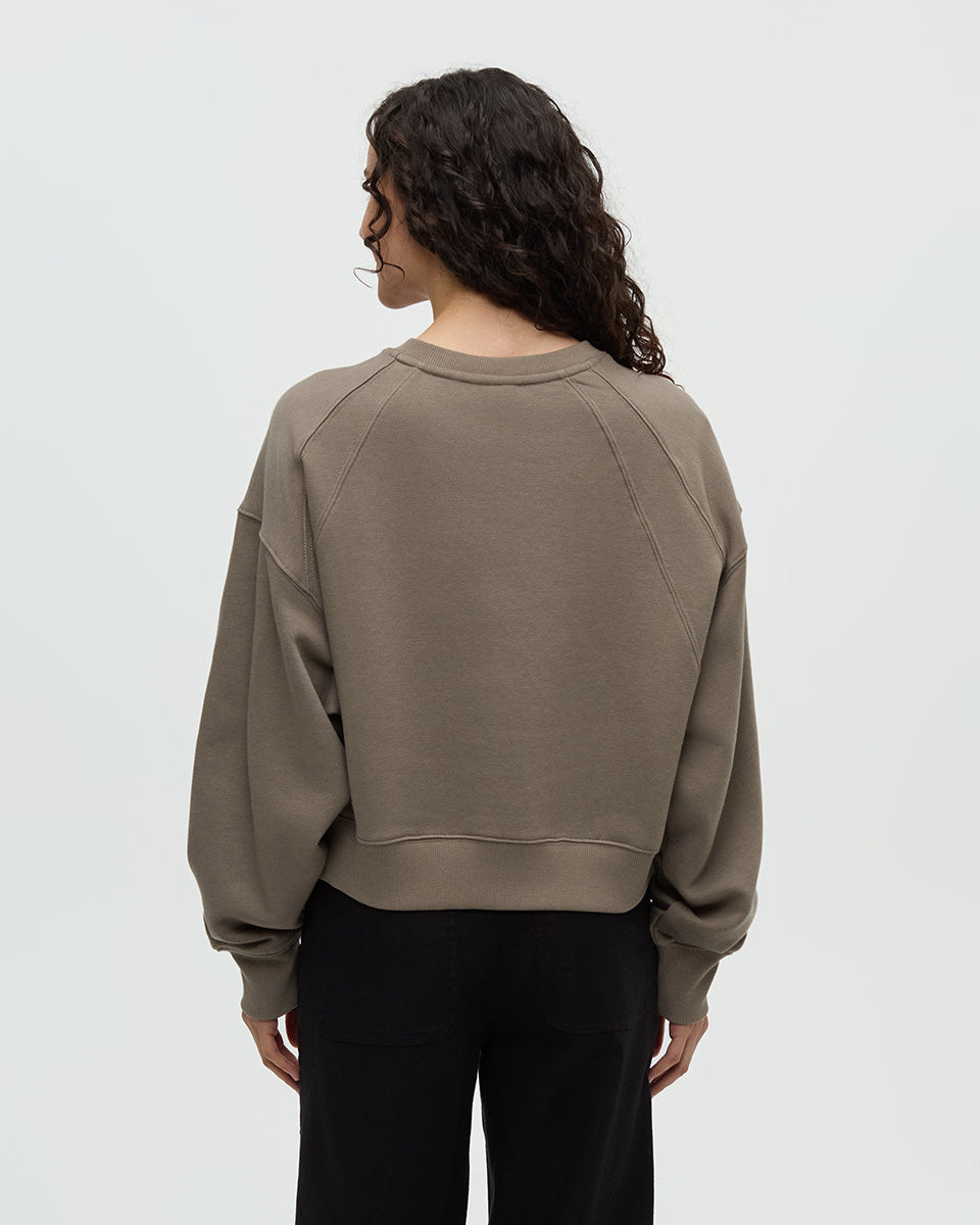tentree Bluffs Cropped Crew (Women&