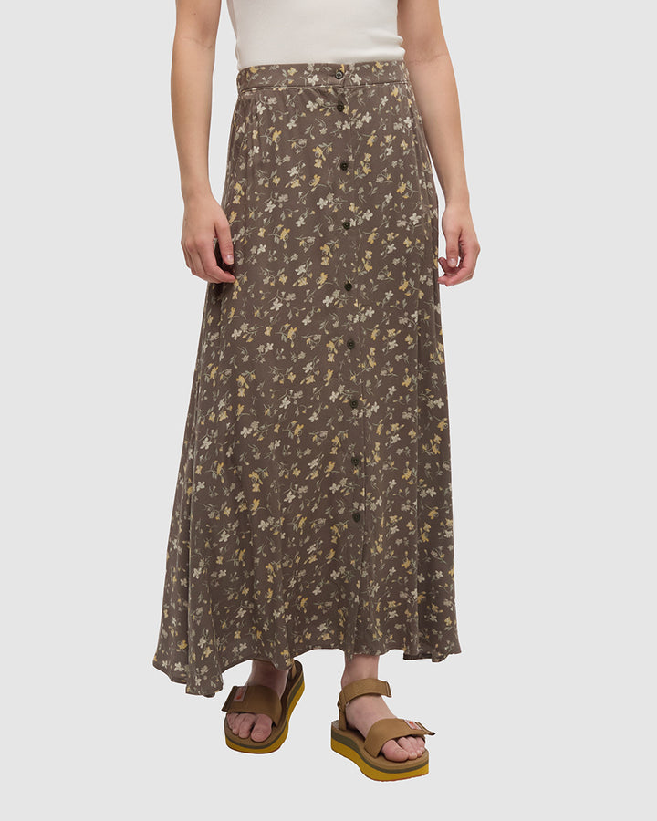 Tentree Ashland Skirt (Womens) | Timber/Scattered Floral