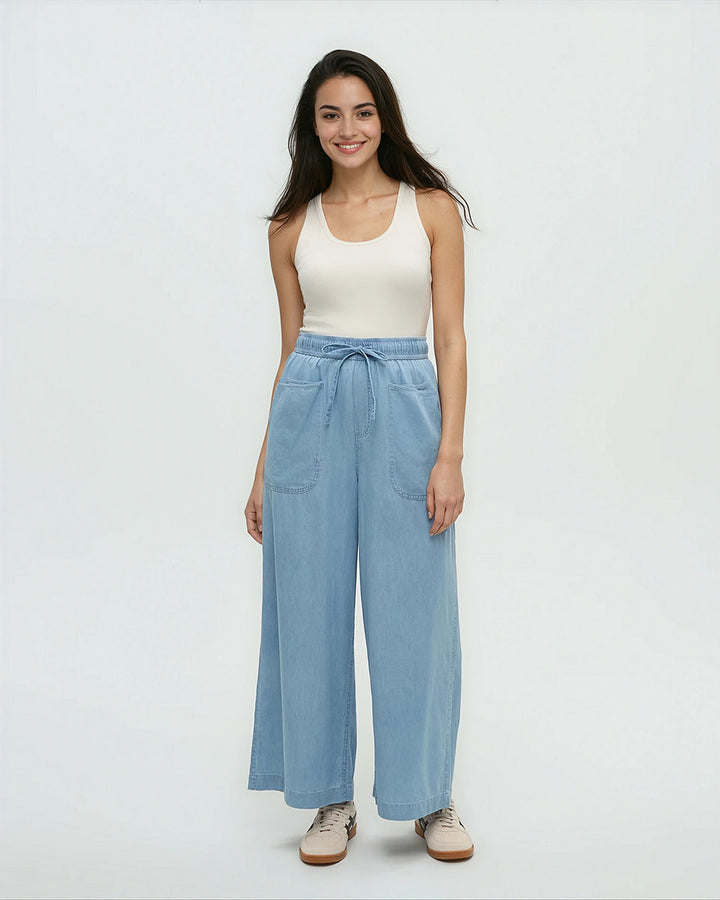 Tentree Crestwood Pant (Womens) | Light Wash