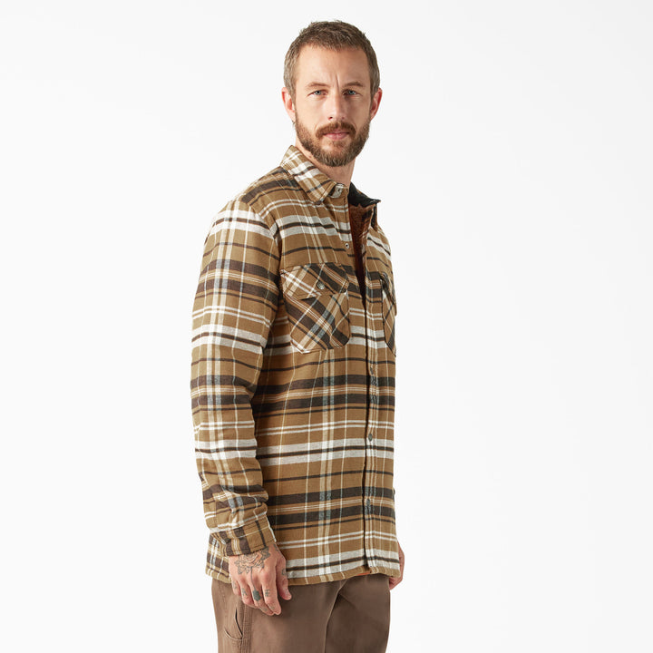 Dickies Sherpa Lined Flannel Shirt Jacket (Men&