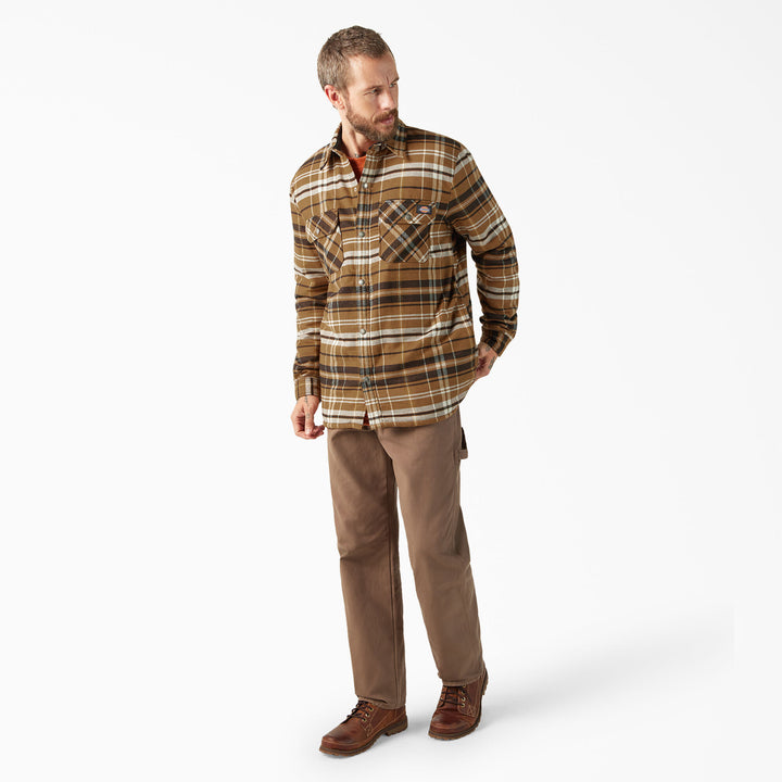 Dickies Sherpa Lined Flannel Shirt Jacket (Men&