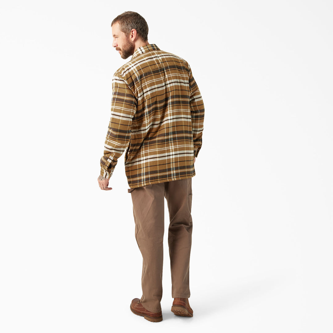 Dickies Sherpa Lined Flannel Shirt Jacket (Men&