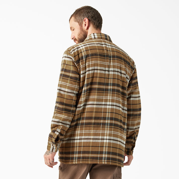Dickies Sherpa Lined Flannel Shirt Jacket (Men&