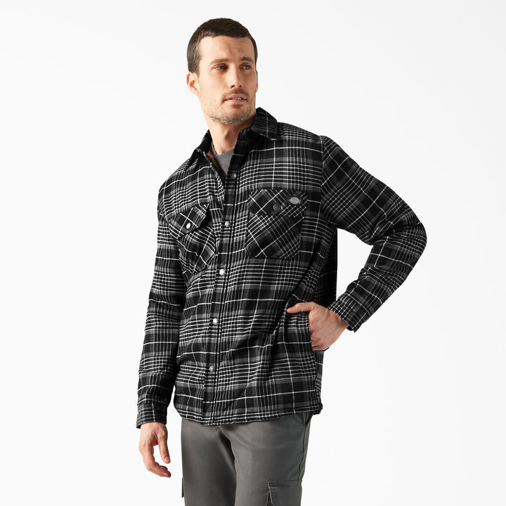 Dickies Sherpa Lined Flannel Shirt Jacket (Men&