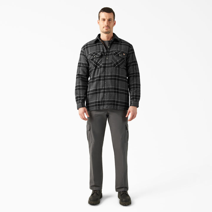 Dickies Sherpa Lined Flannel Shirt Jacket (Men&