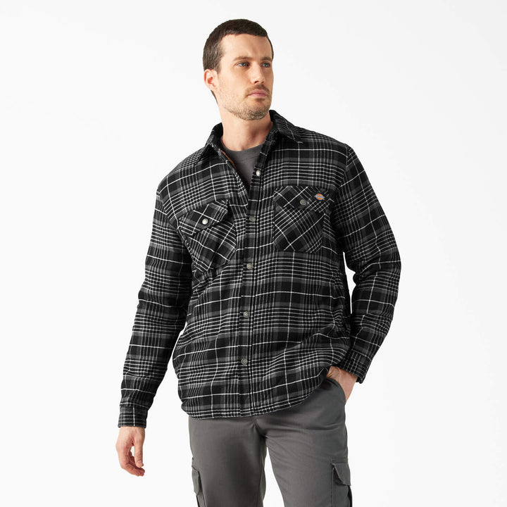 Dickies Sherpa Lined Flannel Shirt Jacket (Men&