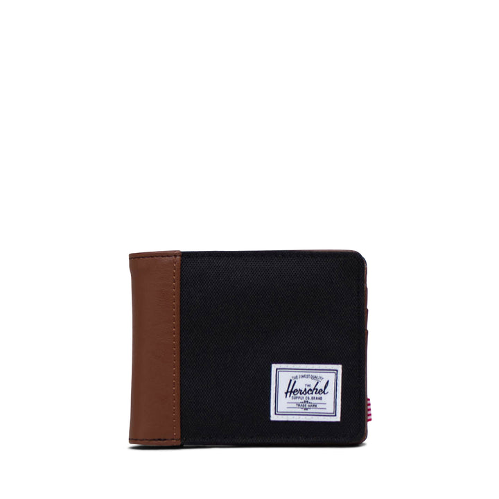 Herschel Hank Wallet (Unisex) | Black/Tan