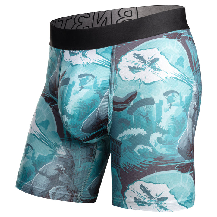 Bn3Th Mens Pro Agua X Boxer Brief Underwear in Godzilla Canton 