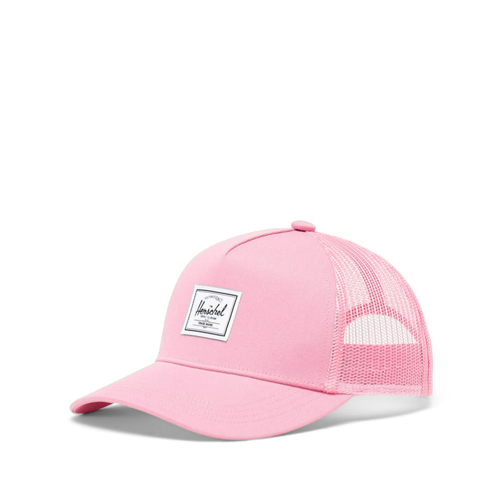 Herschel Whaler Cotton Mesh Cap (Youth) | Cashmere Rose