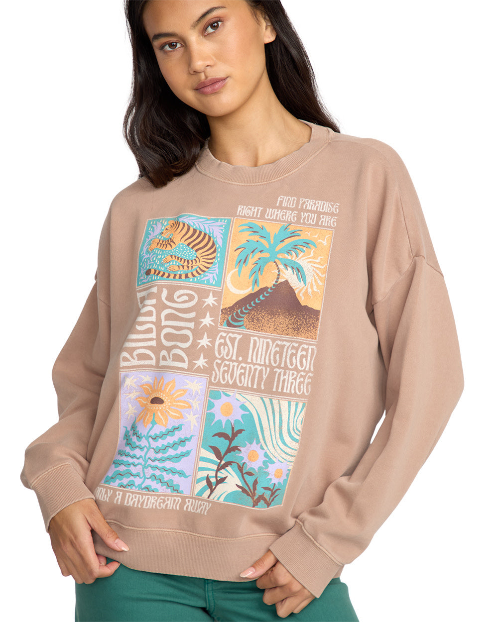 Billabong Echo Crew Fleece (Women&