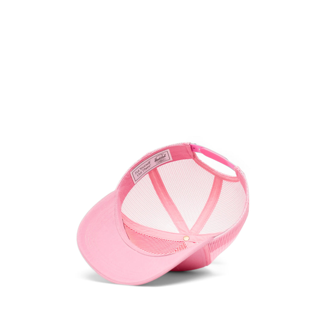 Herschel Whaler Cotton Mesh Cap (Youth) | Cashmere Rose