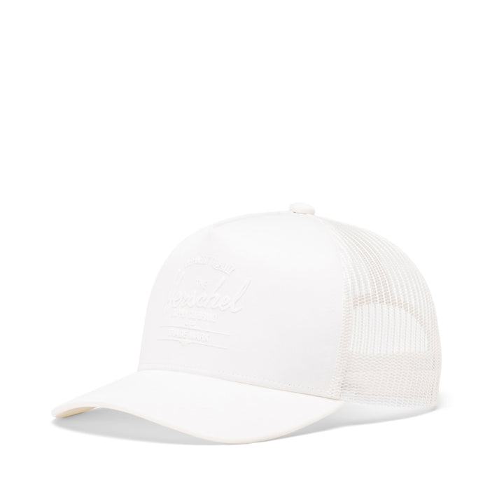 Herschel Whaler Tall Mesh Cap (Unisex) | Blanc De Blanc Tonal
