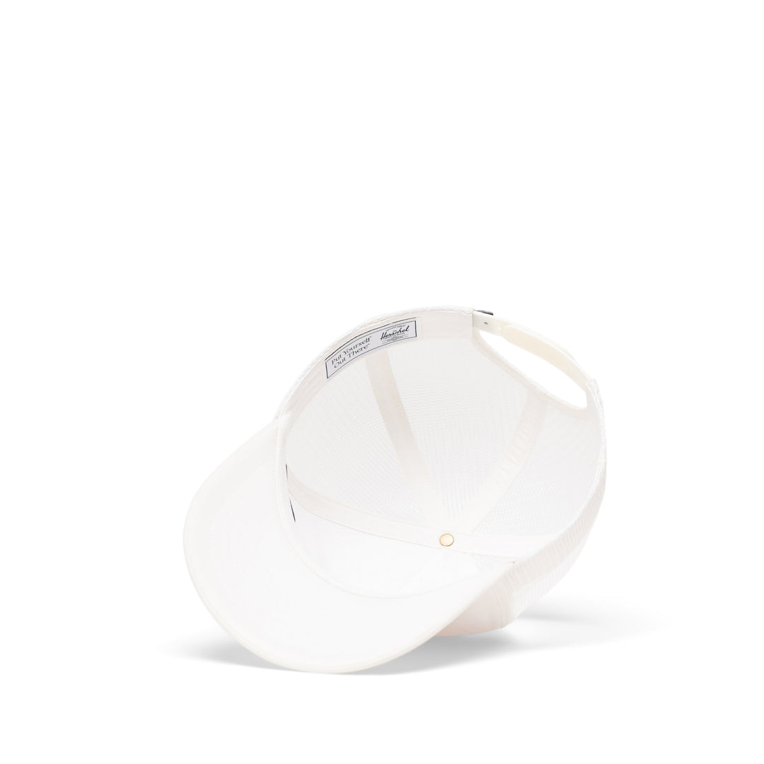 Herschel Whaler Tall Mesh Cap (Unisex) | Blanc De Blanc Tonal