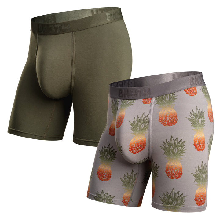 Bn3Th Classic Icon Boxer Brief Print-2Pk | Bronze/Pineapple Cloudburst