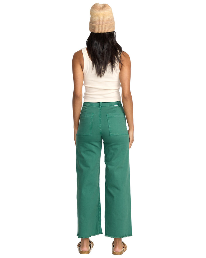 Billabong Free Fall Twill Pant (Womens) | Evergreen
