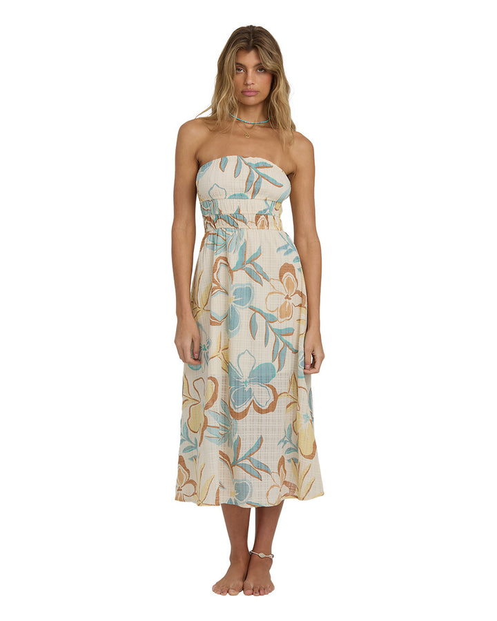 Billabong In The Sky Midi Dress (Womens) | White Cap