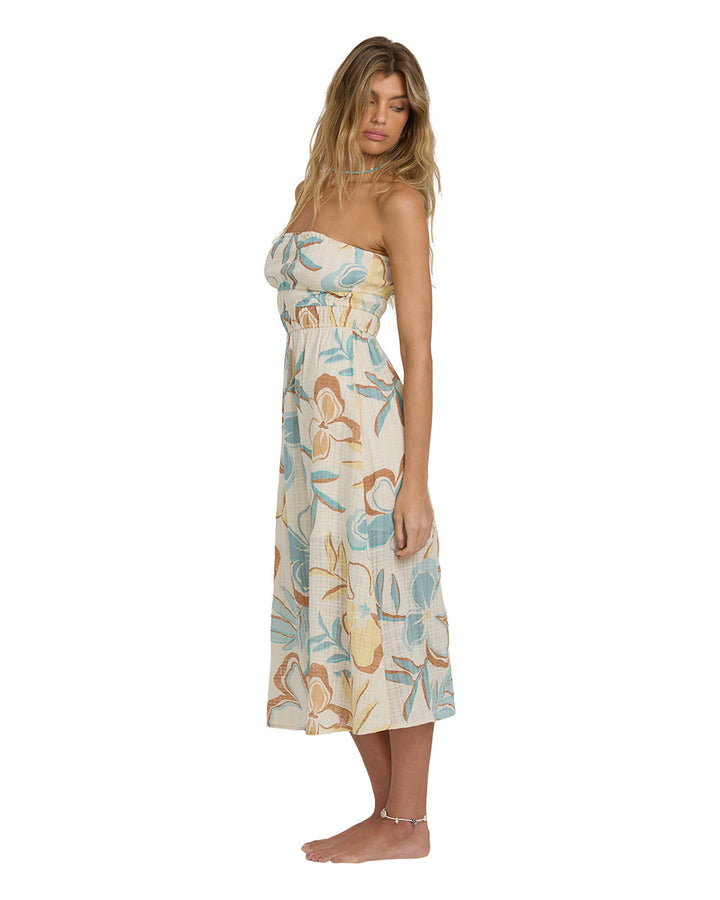 Billabong In The Sky Midi Dress (Womens) | White Cap