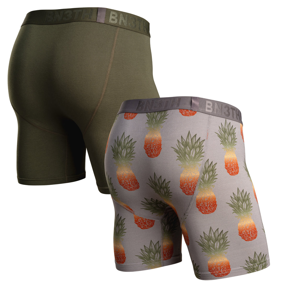 Bn3Th Classic Icon Boxer Brief Print-2Pk | Bronze/Pineapple Cloudburst