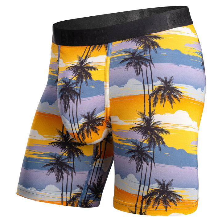 Bn3Th Classic Icon Boxer Brief Print | Palm Tree Horizon-Mimosa