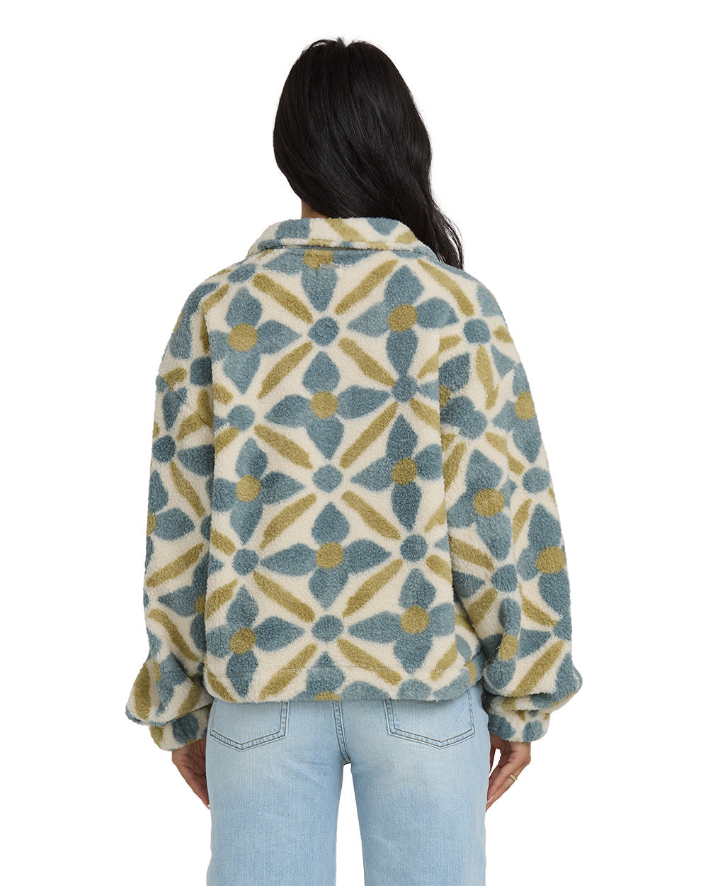 Billabong All The Time Sherpa 1/2 Zip (Women&