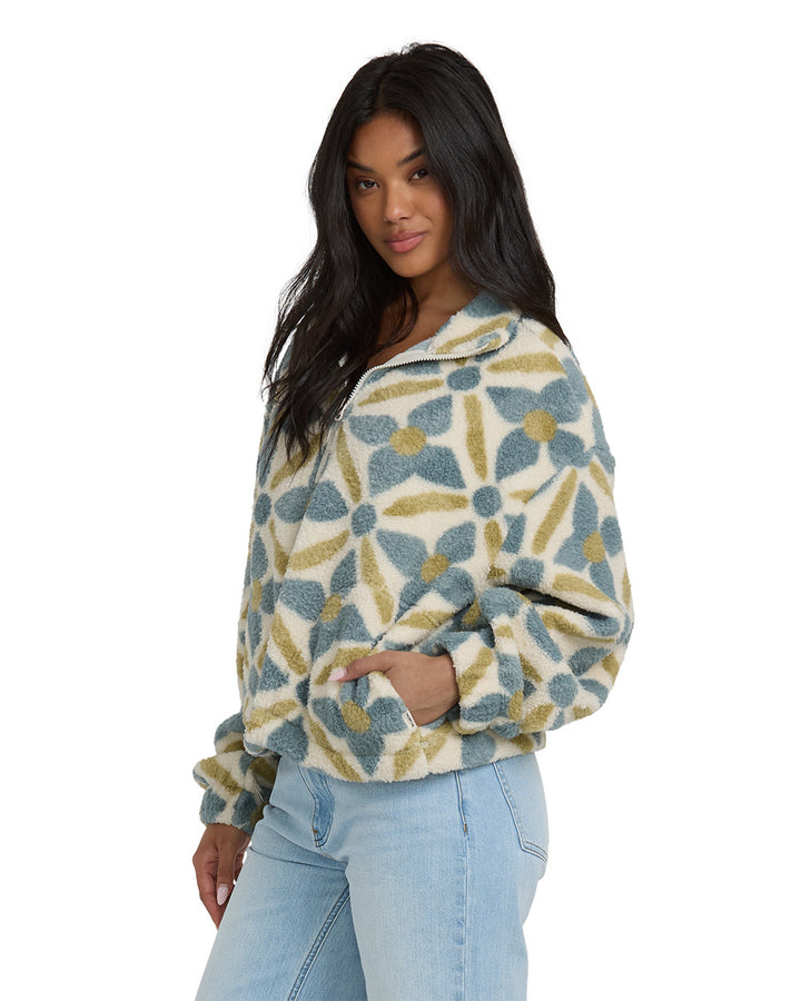 Billabong All The Time Sherpa 1/2 Zip (Women&