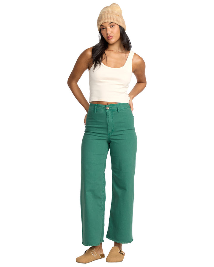 Billabong Free Fall Twill Pant (Womens) | Evergreen