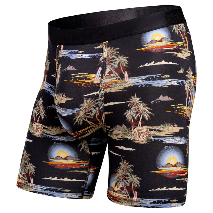 Bn3Th Classic Icon Boxer Brief Print | Tropical Landscape-Black