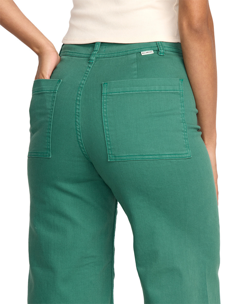 Billabong Free Fall Twill Pant (Womens) | Evergreen