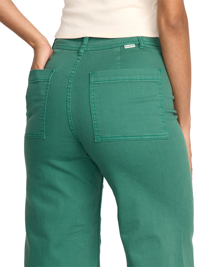 Billabong Free Fall Twill Pant (Womens) | Evergreen