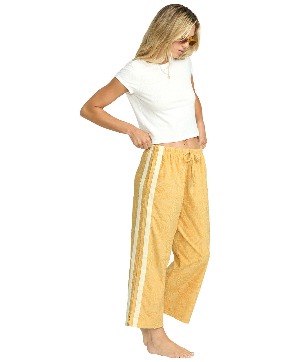 Billabong Sun Palm Terry Pant (Womens) | Wheat