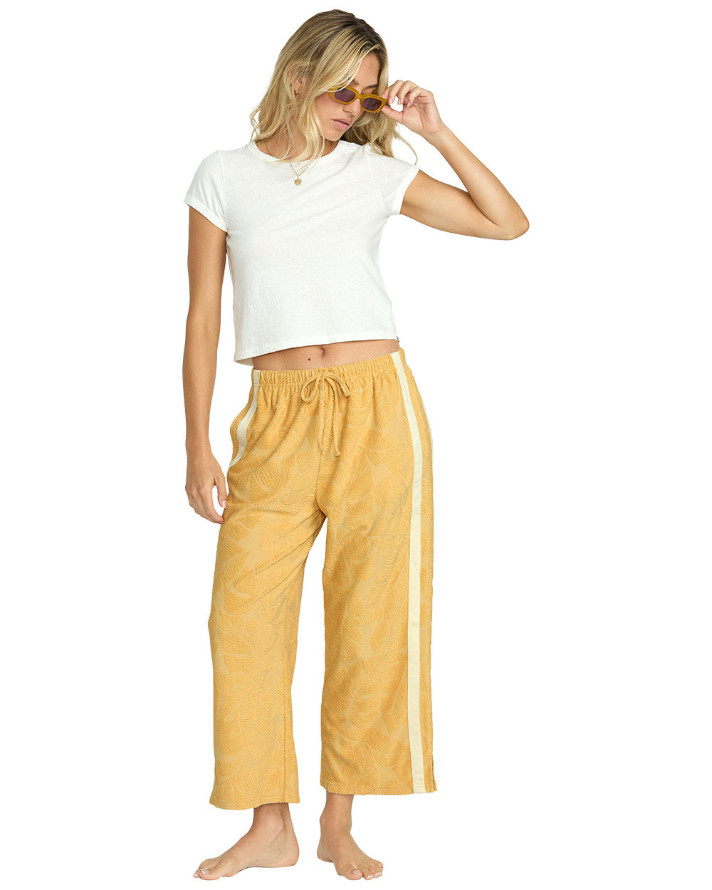 Billabong Sun Palm Terry Pant (Womens) | Wheat