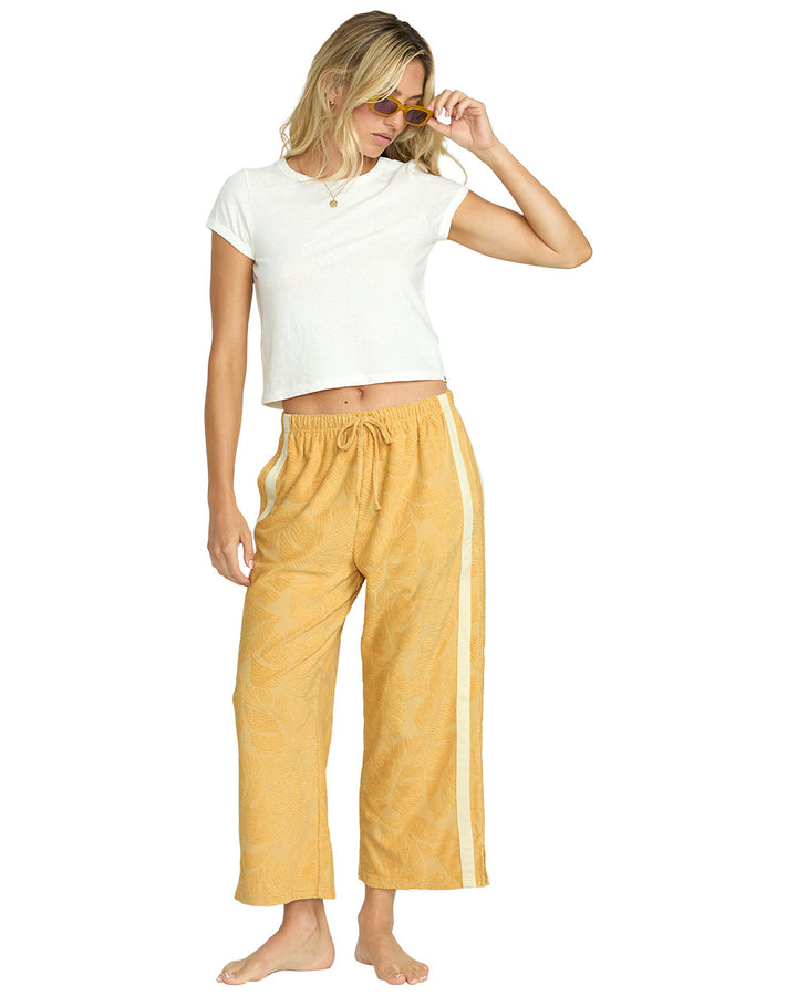 Billabong Sun Palm Terry Pant (Womens) | Wheat