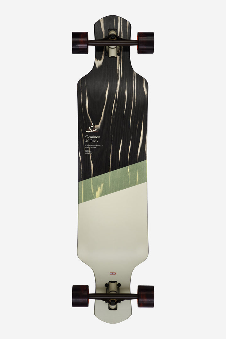 Globe Geminon 40 Rock Longboard | Black Macassar/Epitome