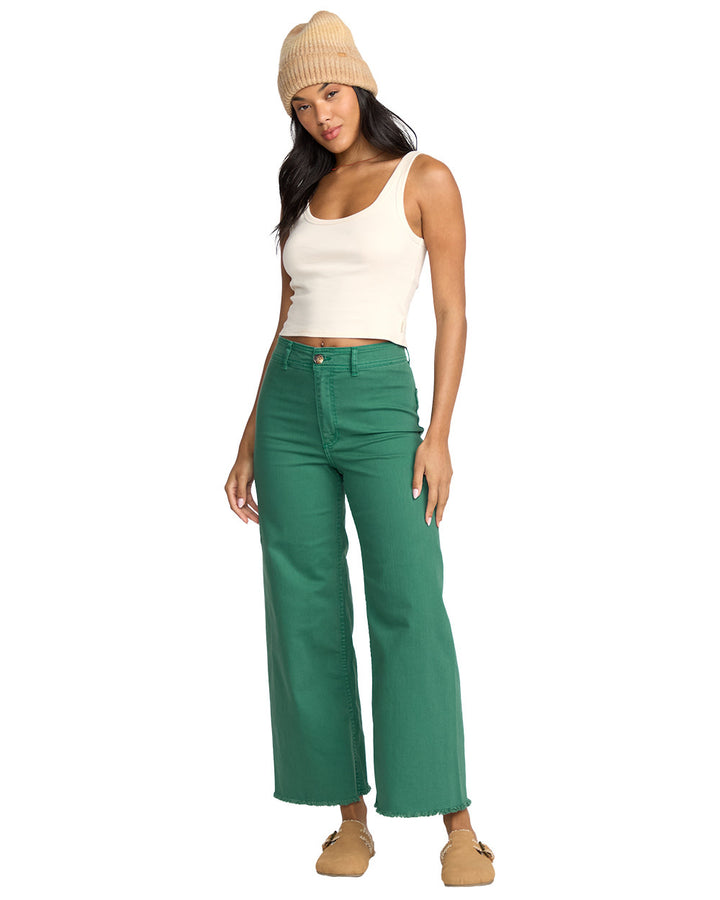 Billabong Free Fall Twill Pant (Womens) | Evergreen