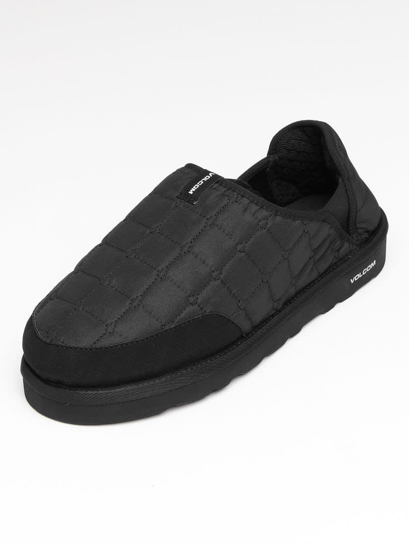 Volcom Recliner Slipper (Mens) | Black/White