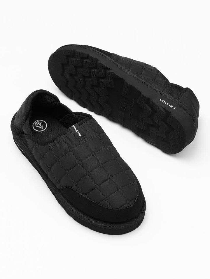 Volcom Recliner Slipper (Mens) | Black/White