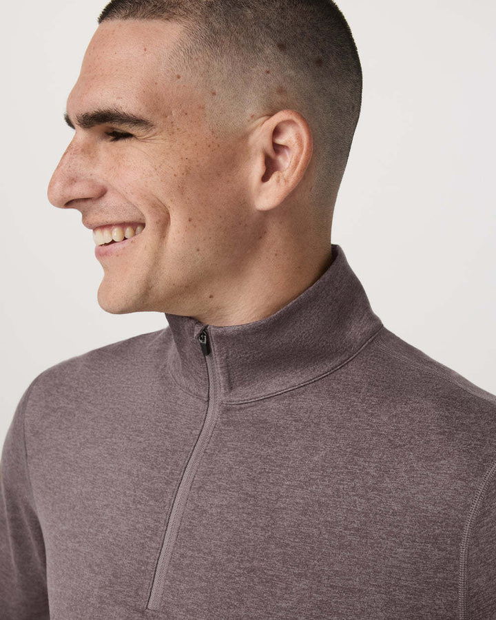 Vuori Ponto 1/2 Zip Mock Neck (Men&