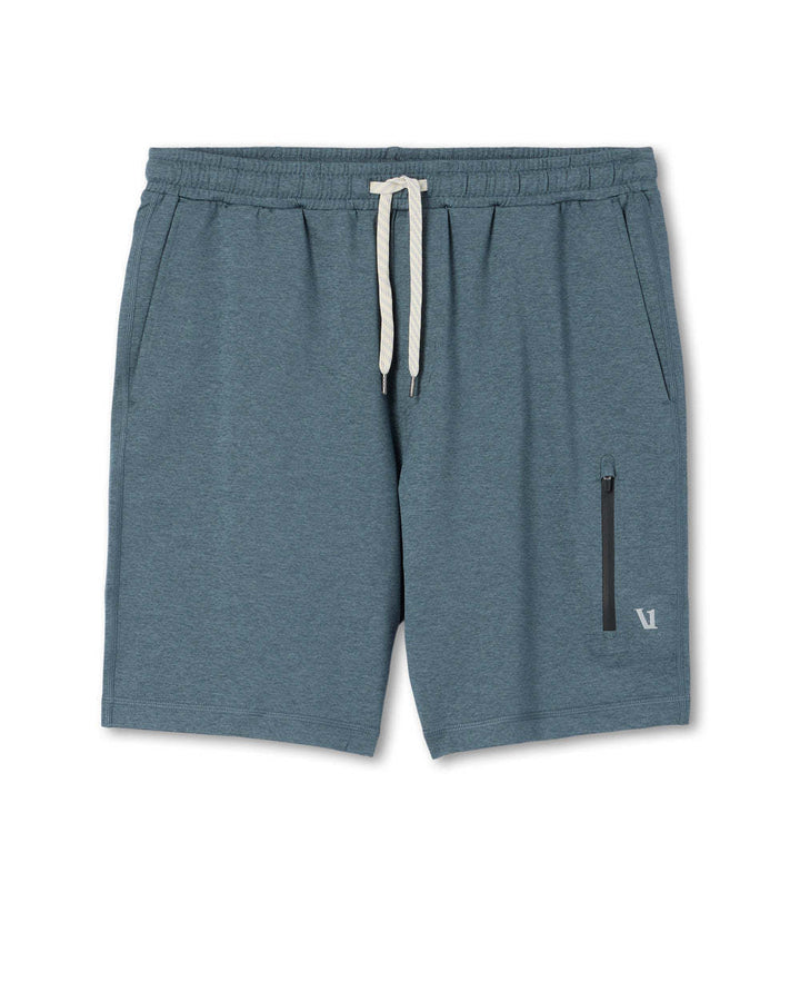 Vuori Sunday Performance Short 8" (Mens) | Blue Sea Heather