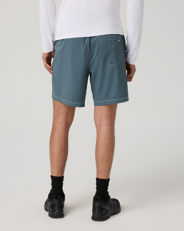 Vuori Kore Short Lined 7" (Mens) | Blue Sea