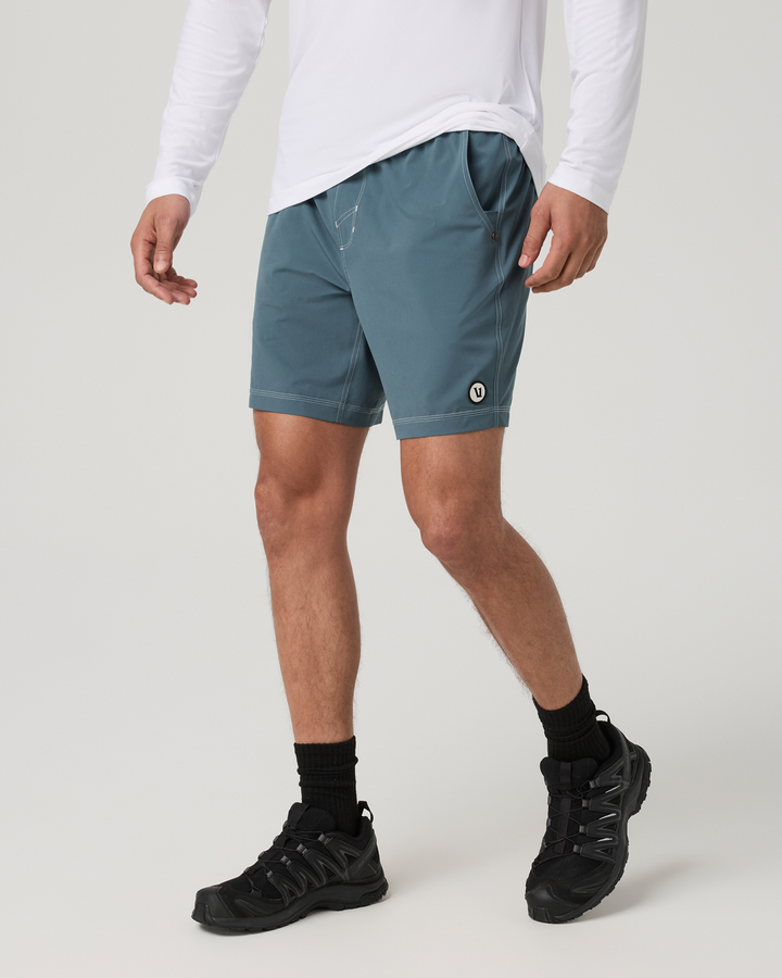 Vuori Kore Short Lined 7" (Mens) | Blue Sea