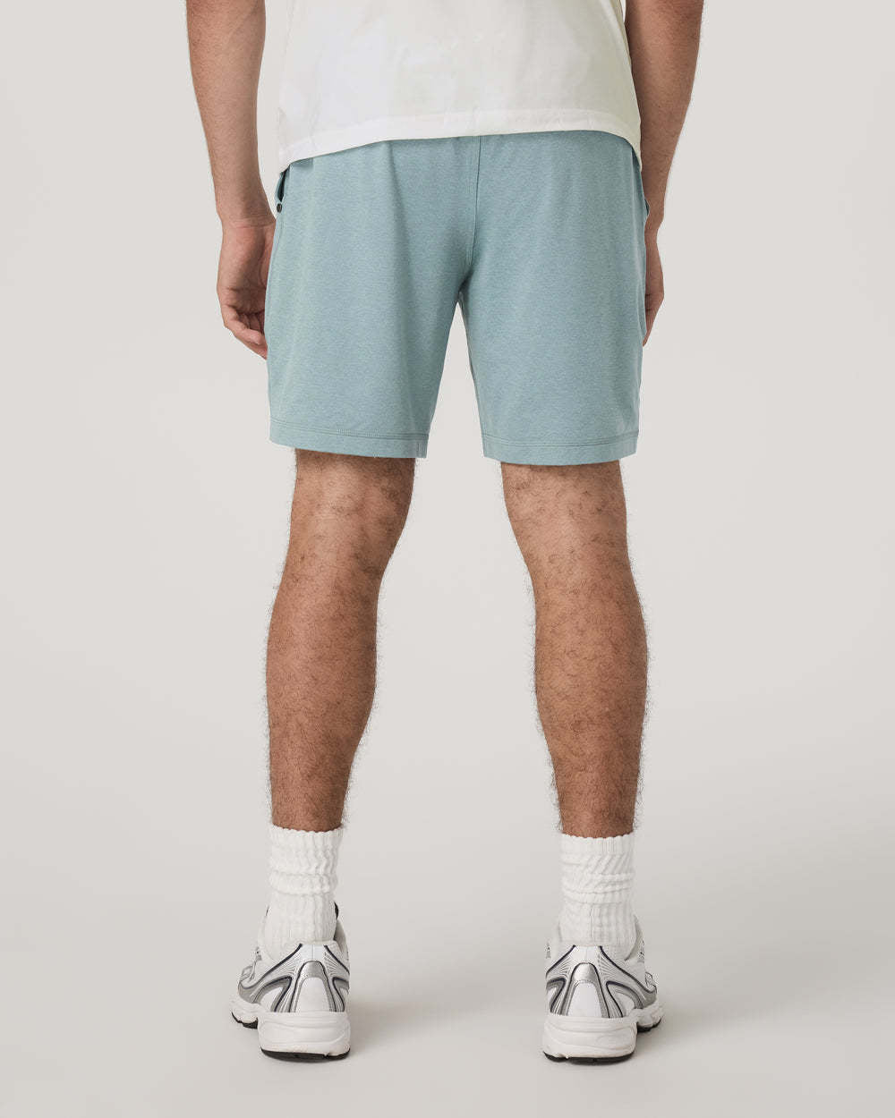 Vuori Ponto Performance Short 7" (Mens) | Misty Blue Heather