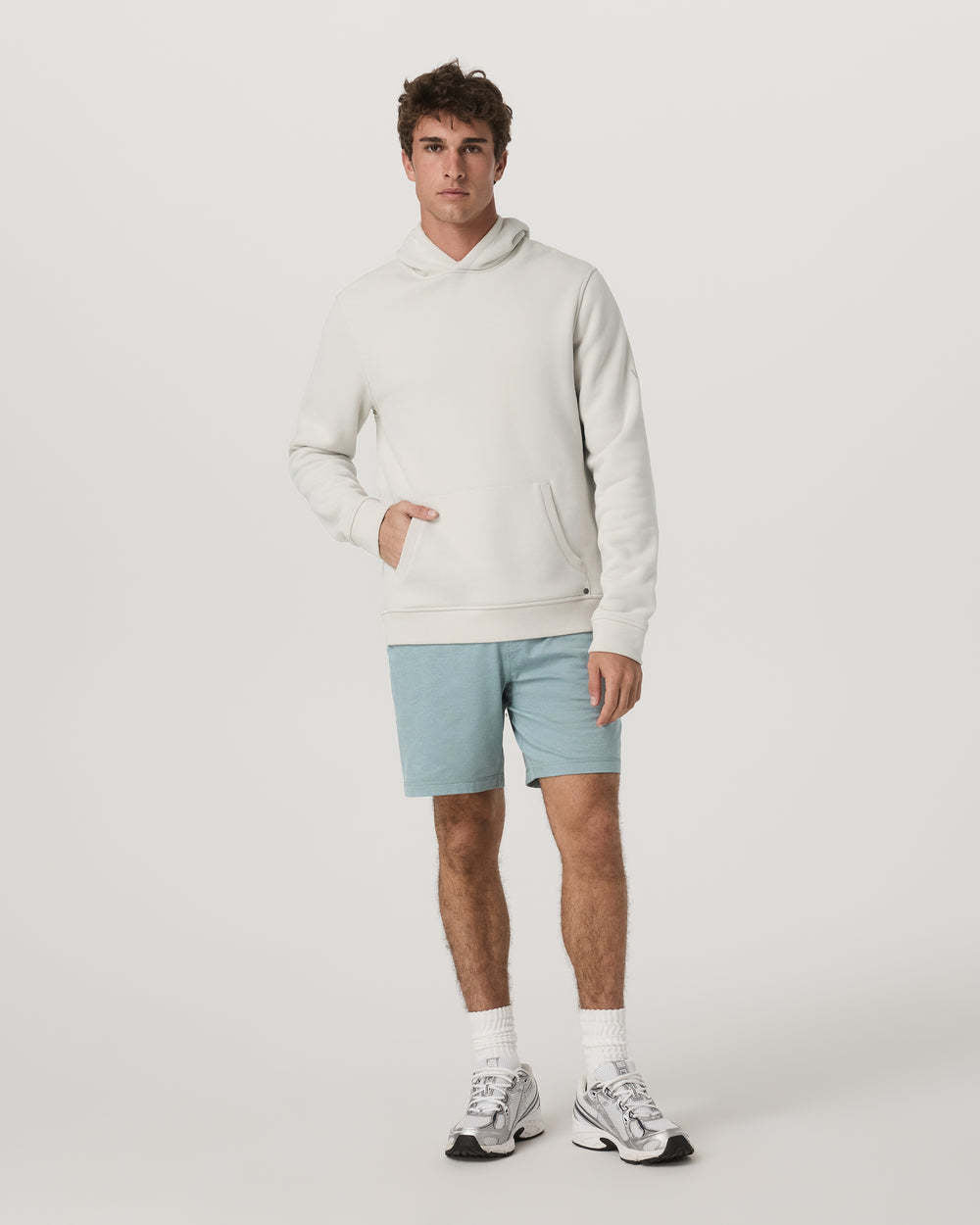 Vuori Ponto Performance Short 7" (Mens) | Misty Blue Heather