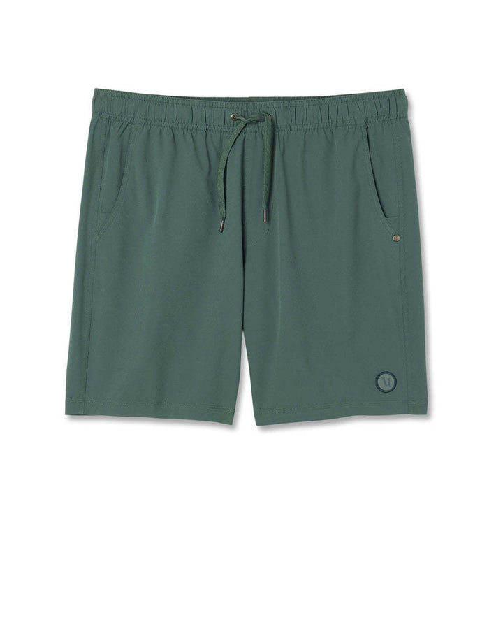 Vuori Kore Short Lined 7" (Mens) | Agate Green Tonal
