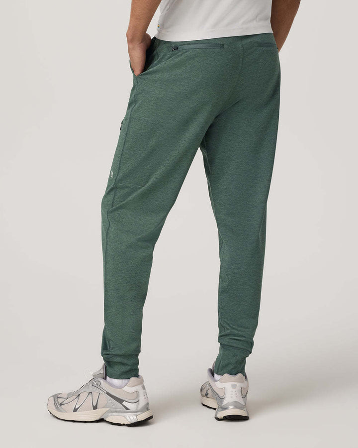 Vuori Sunday Performance Jogger 28" (Mens) | Agate Green Heather