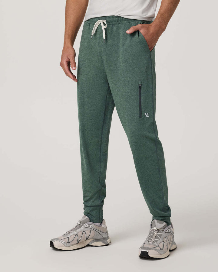 Vuori Sunday Performance Jogger 28" (Mens) | Agate Green Heather