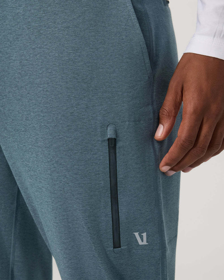 Vuori Sunday Performance Jogger 28" (Mens) | Blue Sea Heather