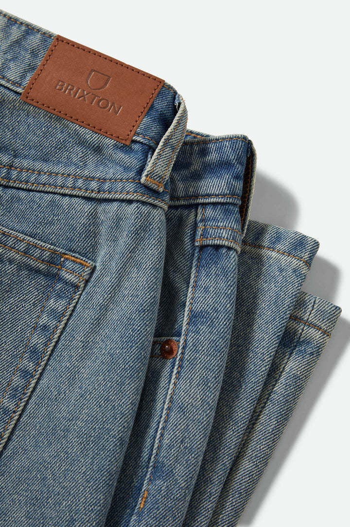 Brixton Margo Cropped 5 Pocket Pant (Womens) | Light Denim